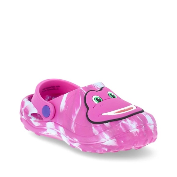 Kids Pink Clog Shoes,barney toddler shoes size 5/6, clog shoes For Kids - Picture 5 of 6